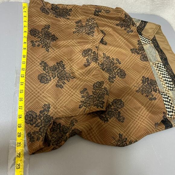 Vintage Kathie Lee Womens Y2K Whimsigoth Maxi Dress Size XL Grunge Preppy Brown - Picture 7 of 9